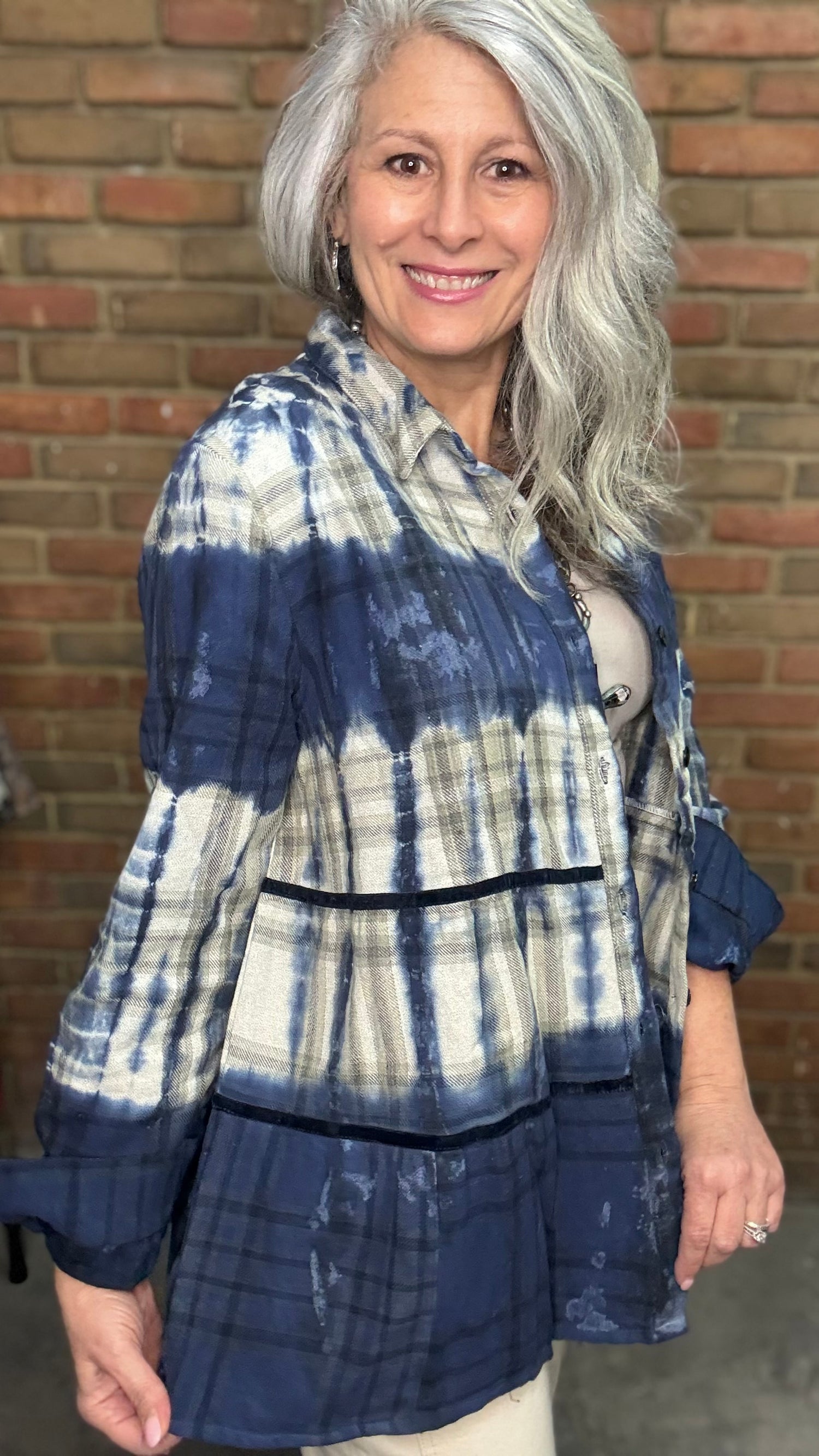 Alicia Top Motherwell Flannel