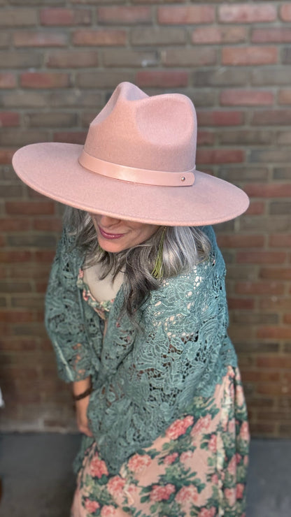 Wool Mauve Hat