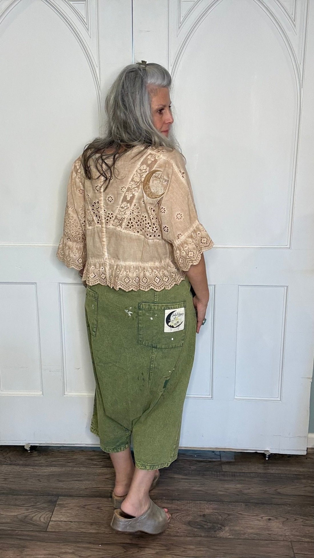 Earthsong Harem Pants - Olive - Vintage Vault Boutique