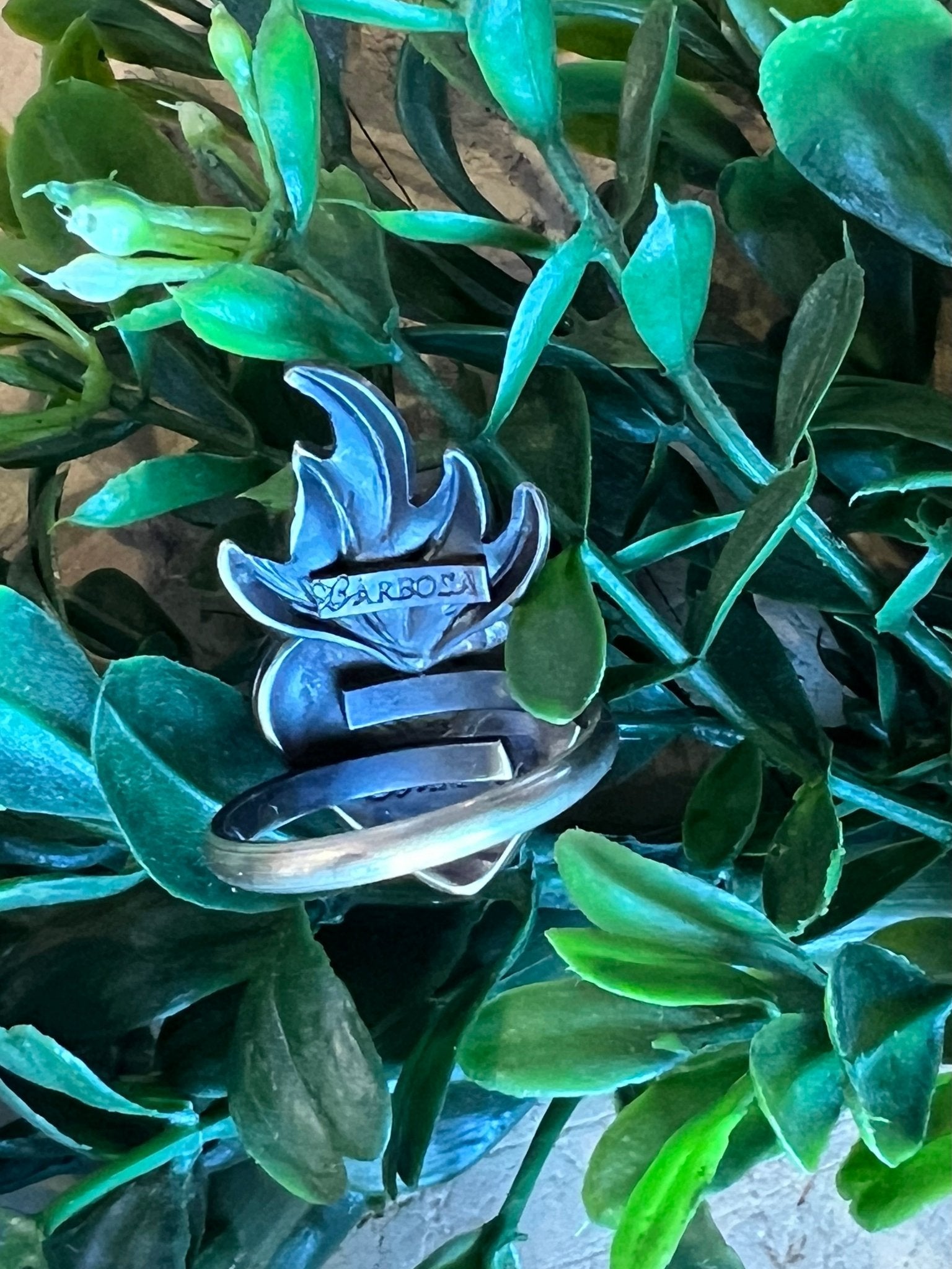 Flame Heart -T Ring - Vintage Vault Boutique