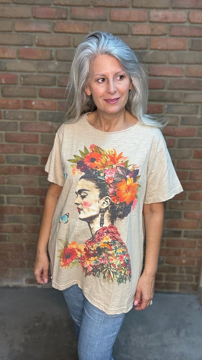 Frida Kahlo T-Shirt - Vintage Vault Boutique