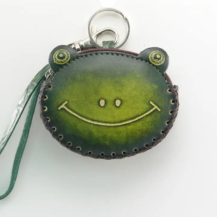 Frog Coin Purse Wristlet 