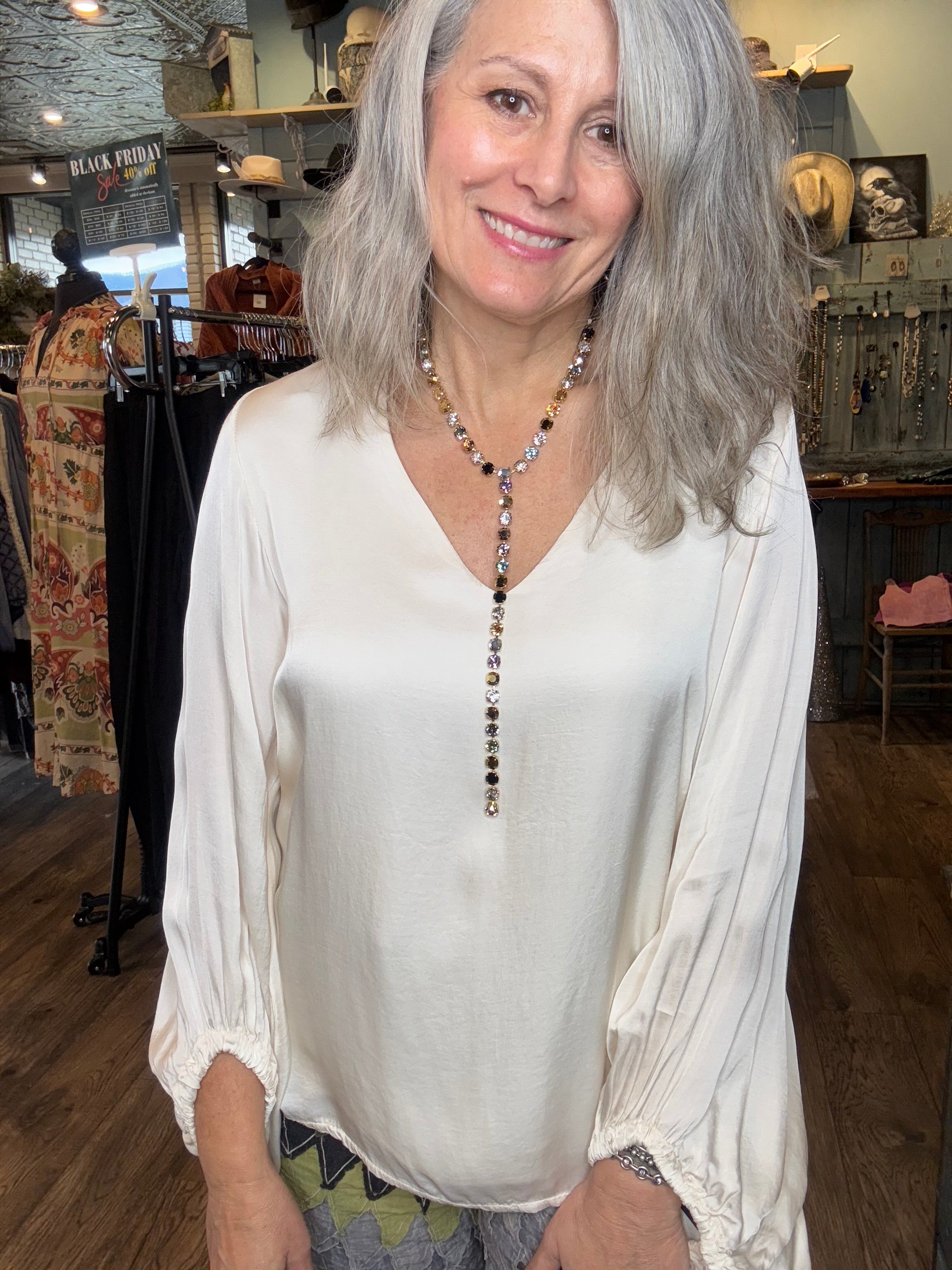 Mini L.A. Necklace in Mixed Metal