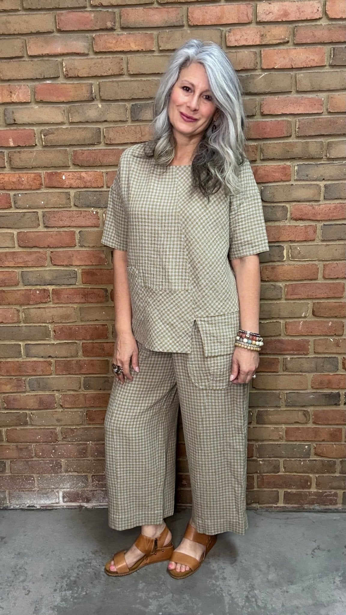 Ellery Butter Check Pant - Vintage Vault Boutique