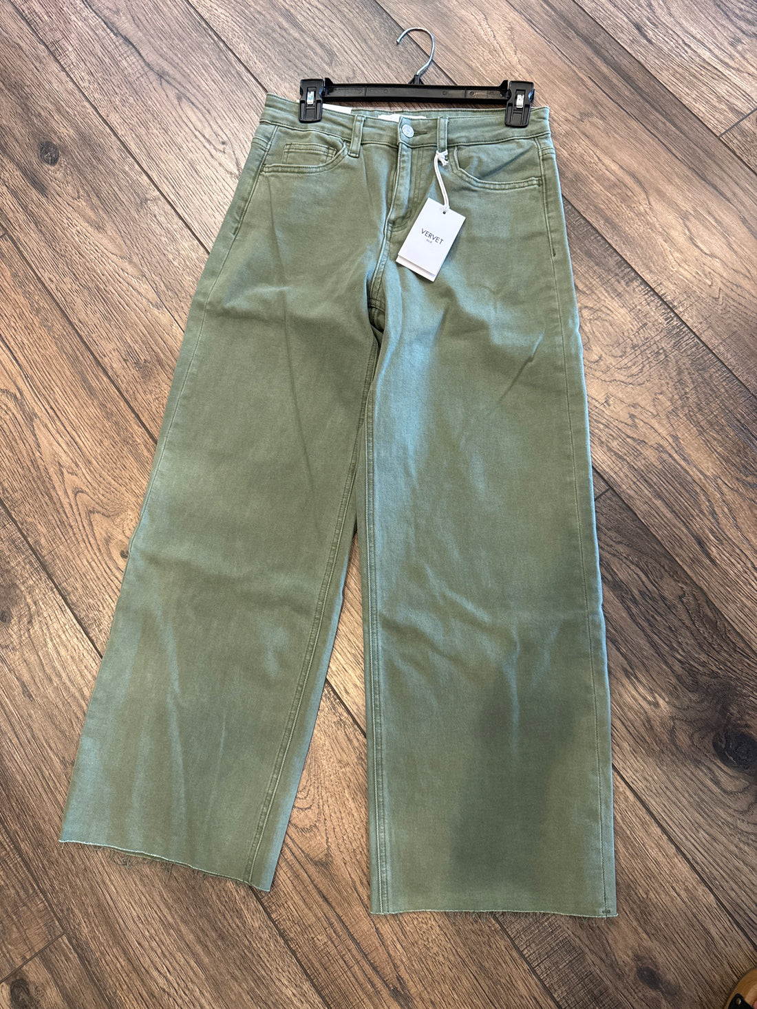 Army Green Wide Leg