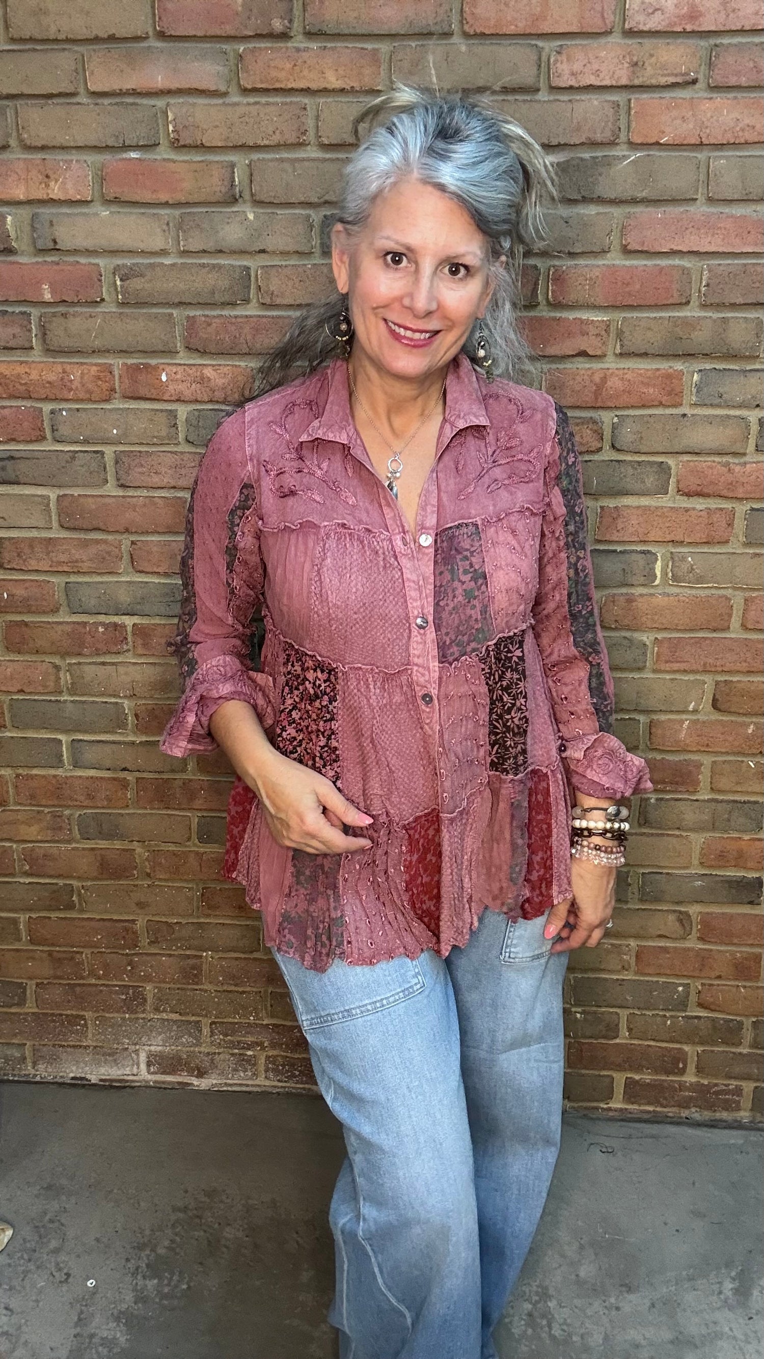 Vintage Tiered Shirt