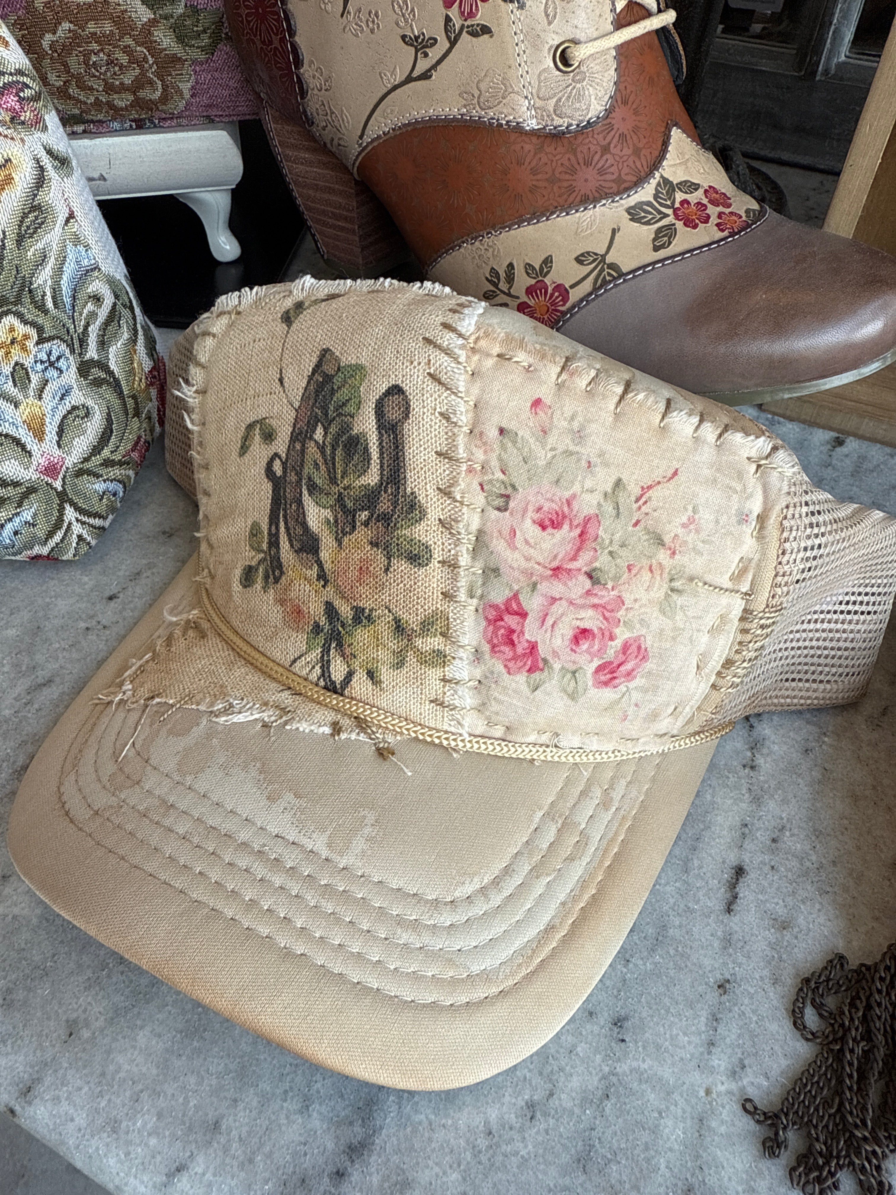 Patchwork Baseball Hat