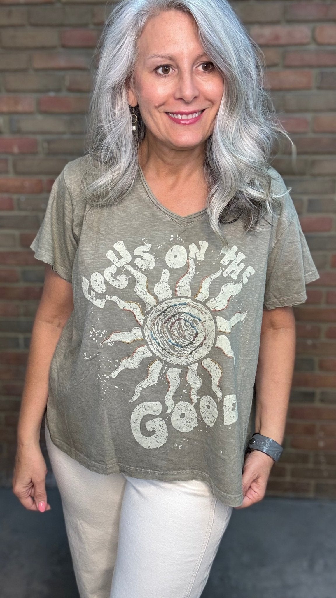 Bahari - Focus on Good T-Shirt - Vintage Vault Boutique