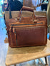Brown Leather Computer Bag - Vintage Vault Boutique