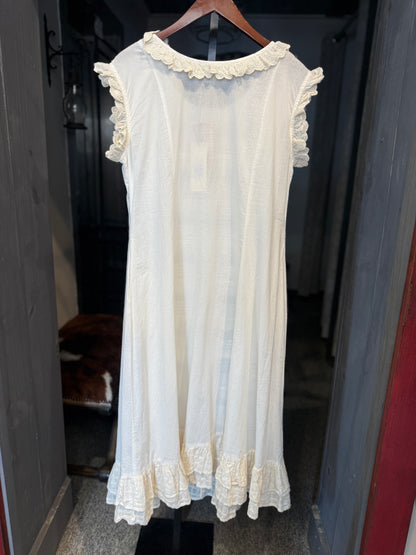 ANCOLIE - ECRU DRESS