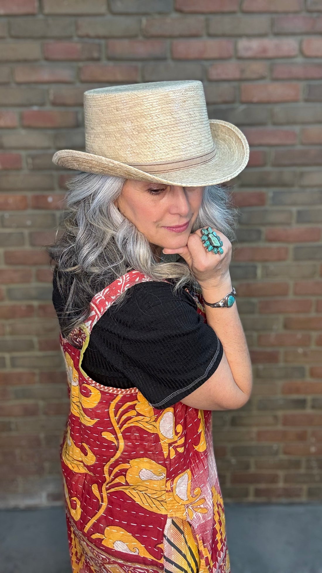 EVERGLADES - Straw Top Hat