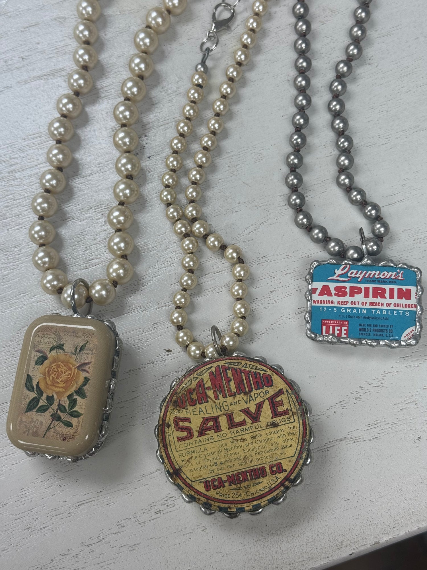 Vintage Tin Necklace