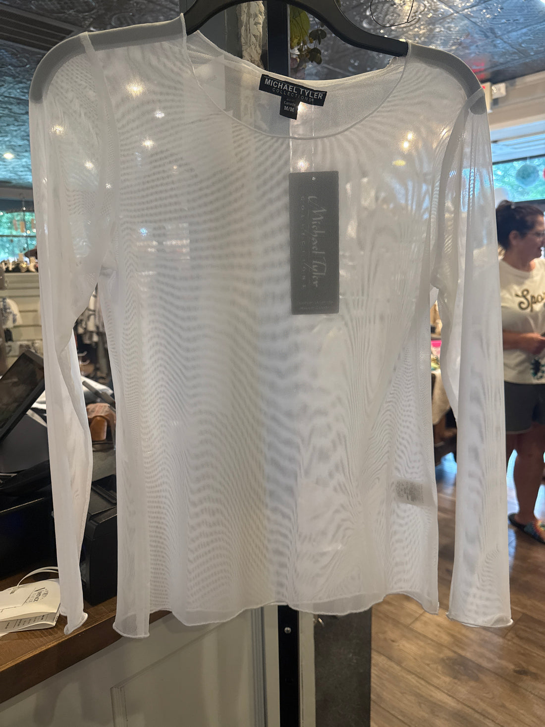 Long Sleeve Mesh Top Medium