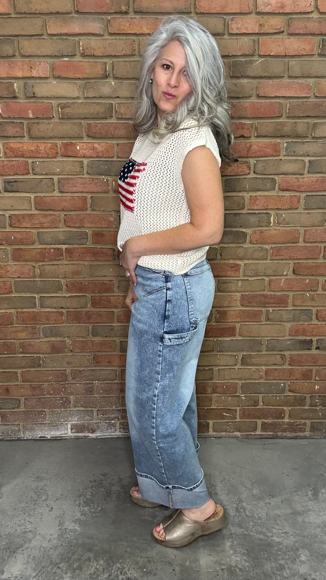 Washed and Worn Slim Barrel Jean - Vintage Vault Boutique