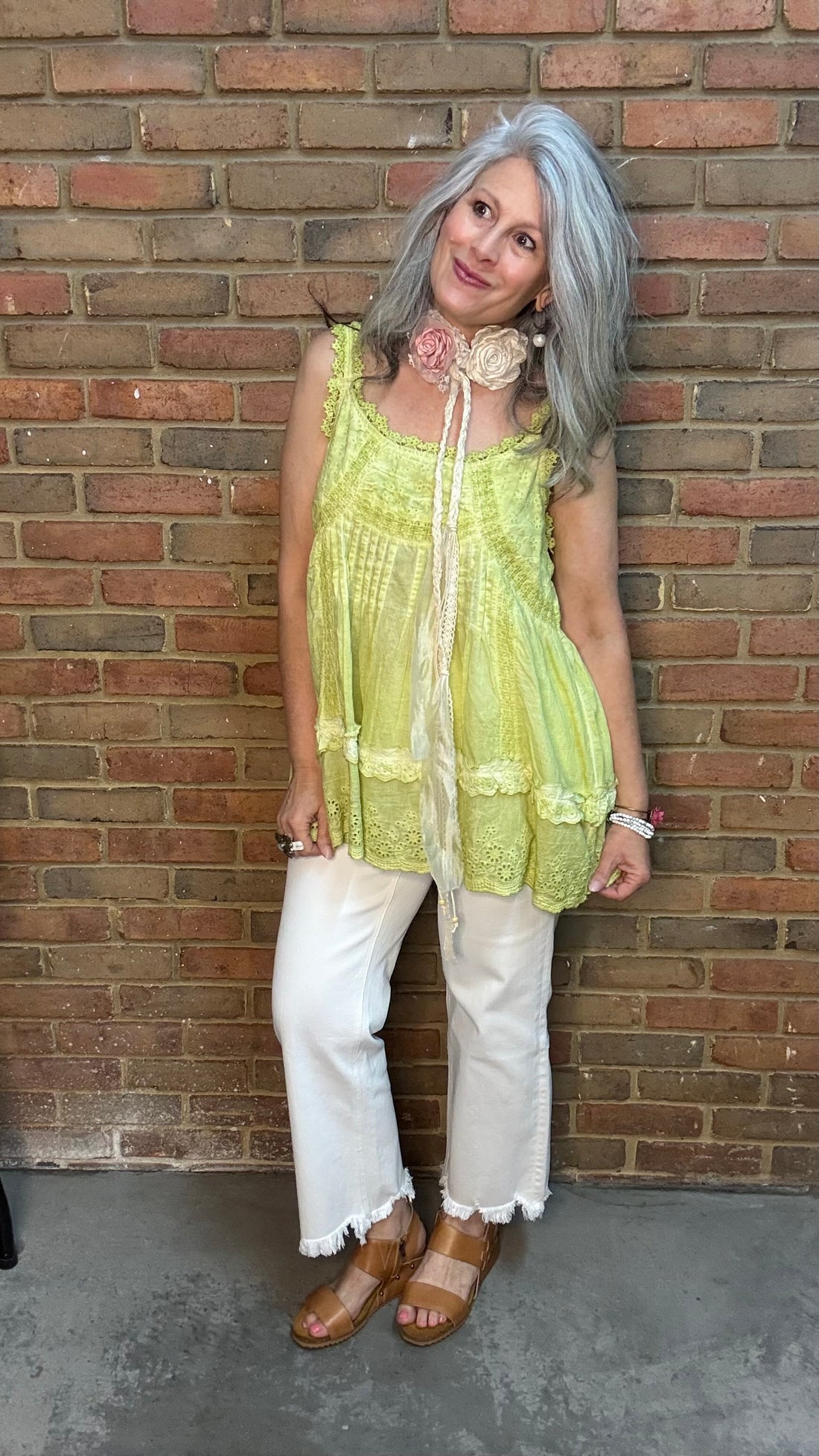 Mid Rise Uneven Hem Crop Jeans