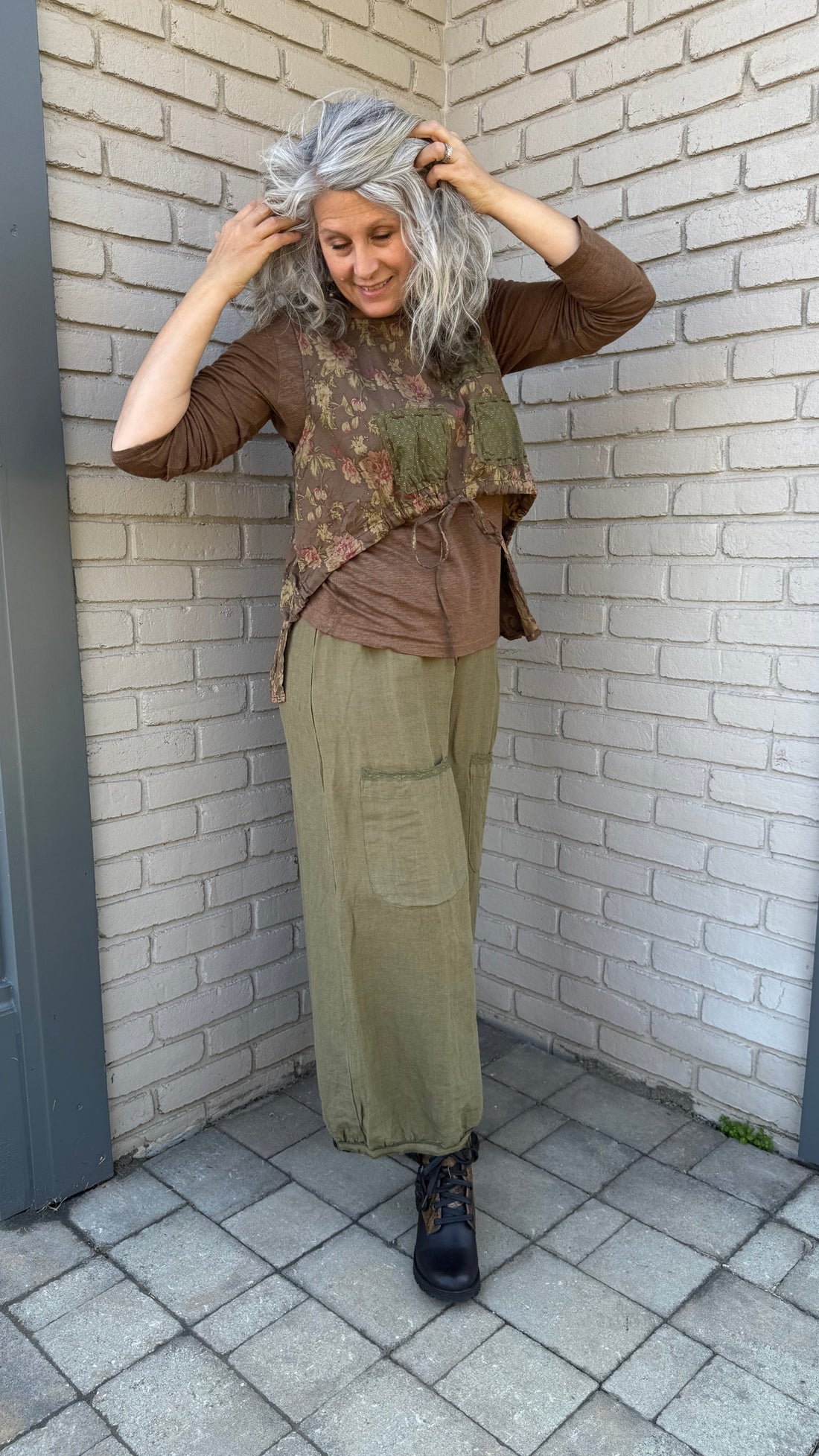 Gus Pant in Moss
