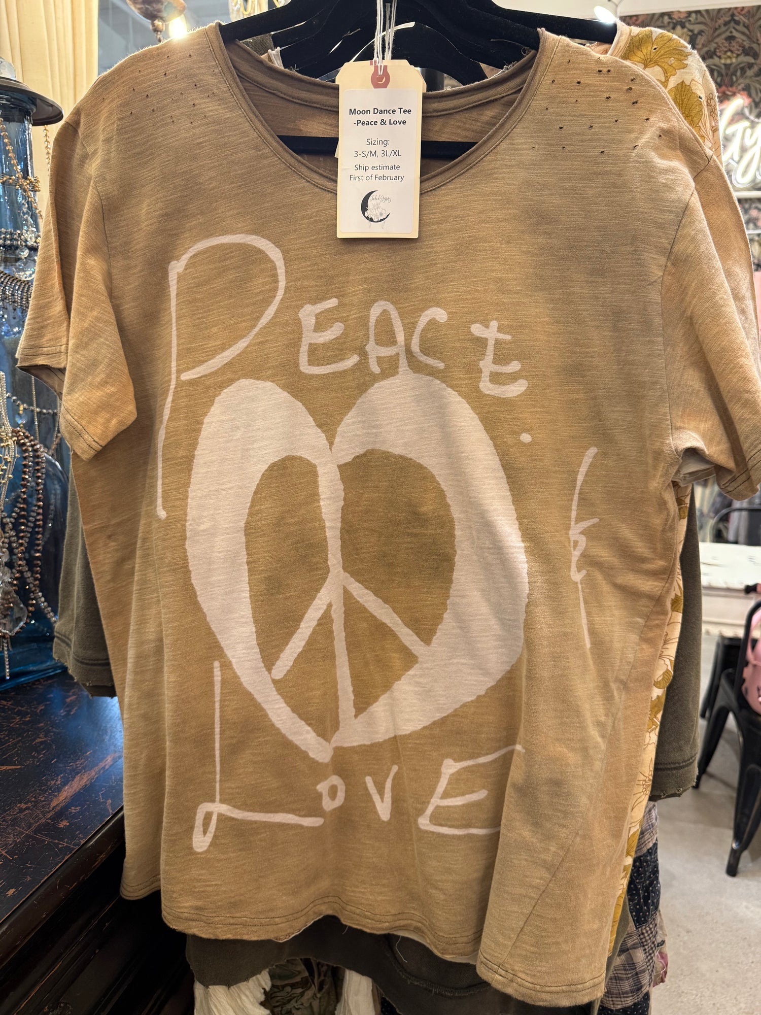 Moon Dance Tee - Peace &amp; Love