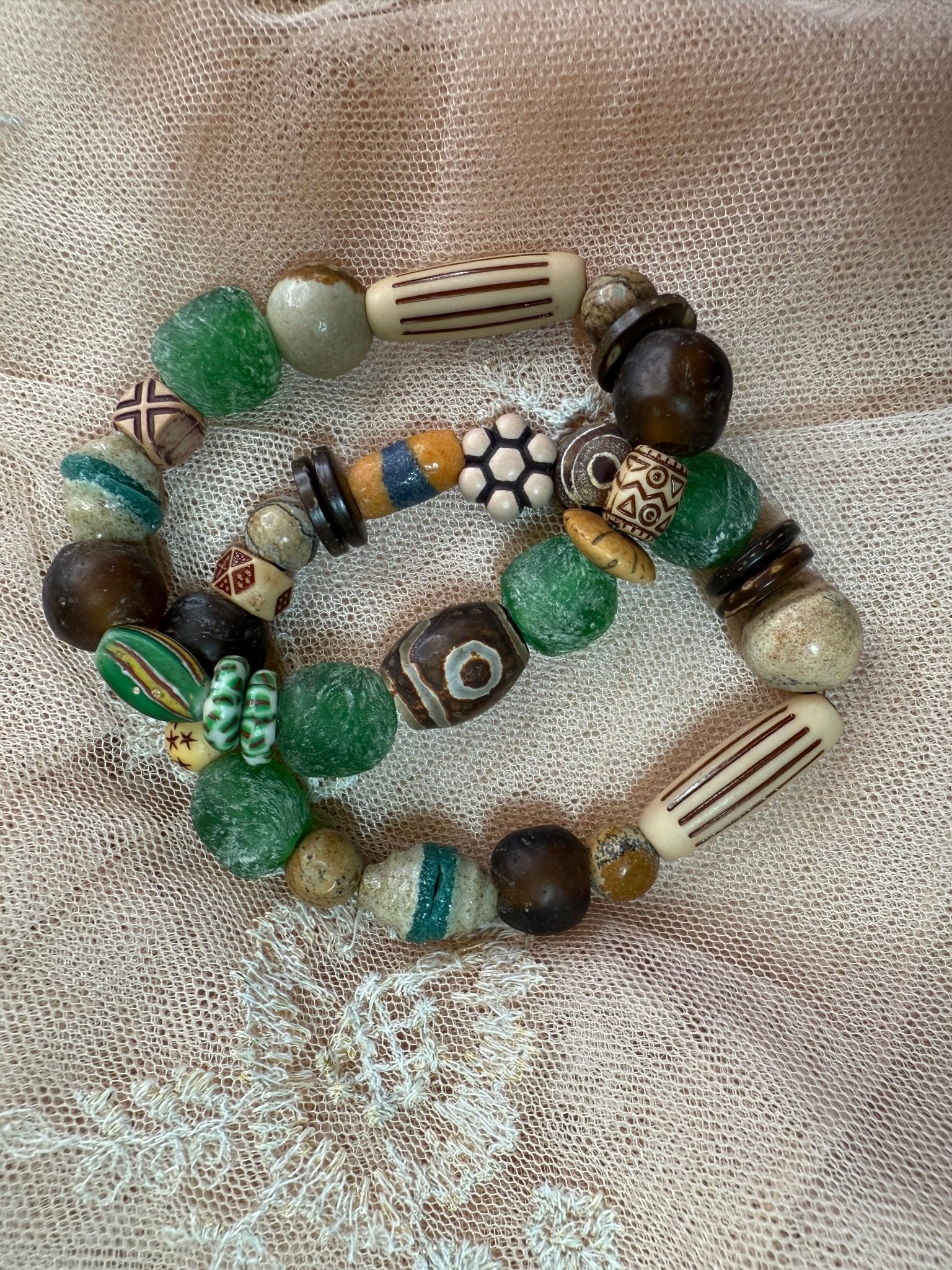 Mix Beaded Stretch Bracelets - Vintage Vault Boutique