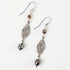 Water Lily Simple Earrings E019 - Vintage Vault Boutique