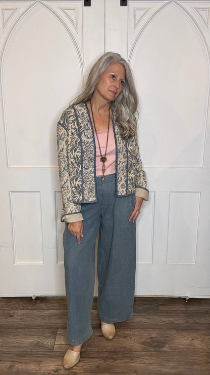 Quilted Kimono Jacket