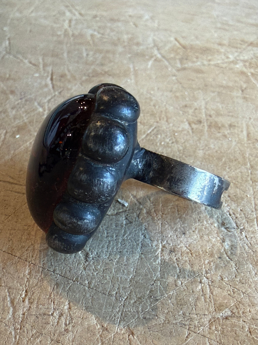 Ruby Glass Ring