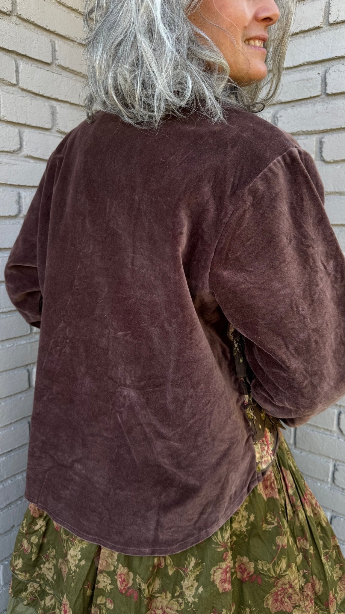 Liane Short Jacket in Rosewood - Vintage Vault Boutique