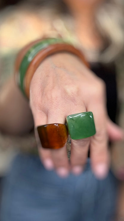 Resin Signet Ring
