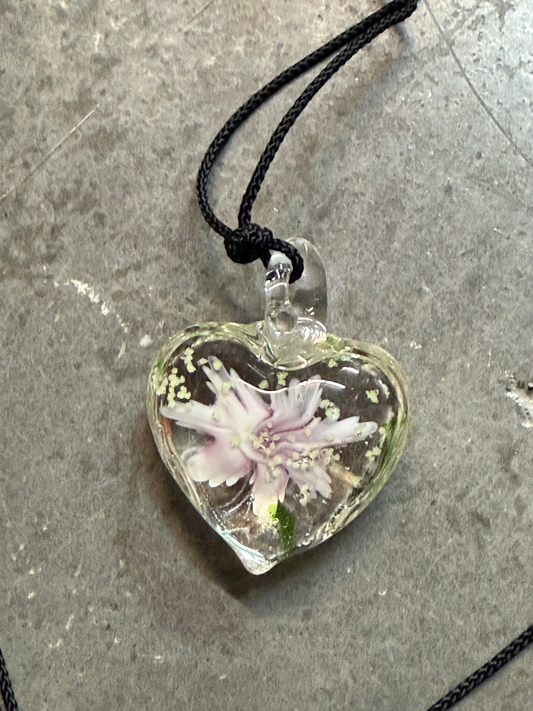 Heart Glass Pendant