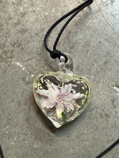 Heart Glass Pendant