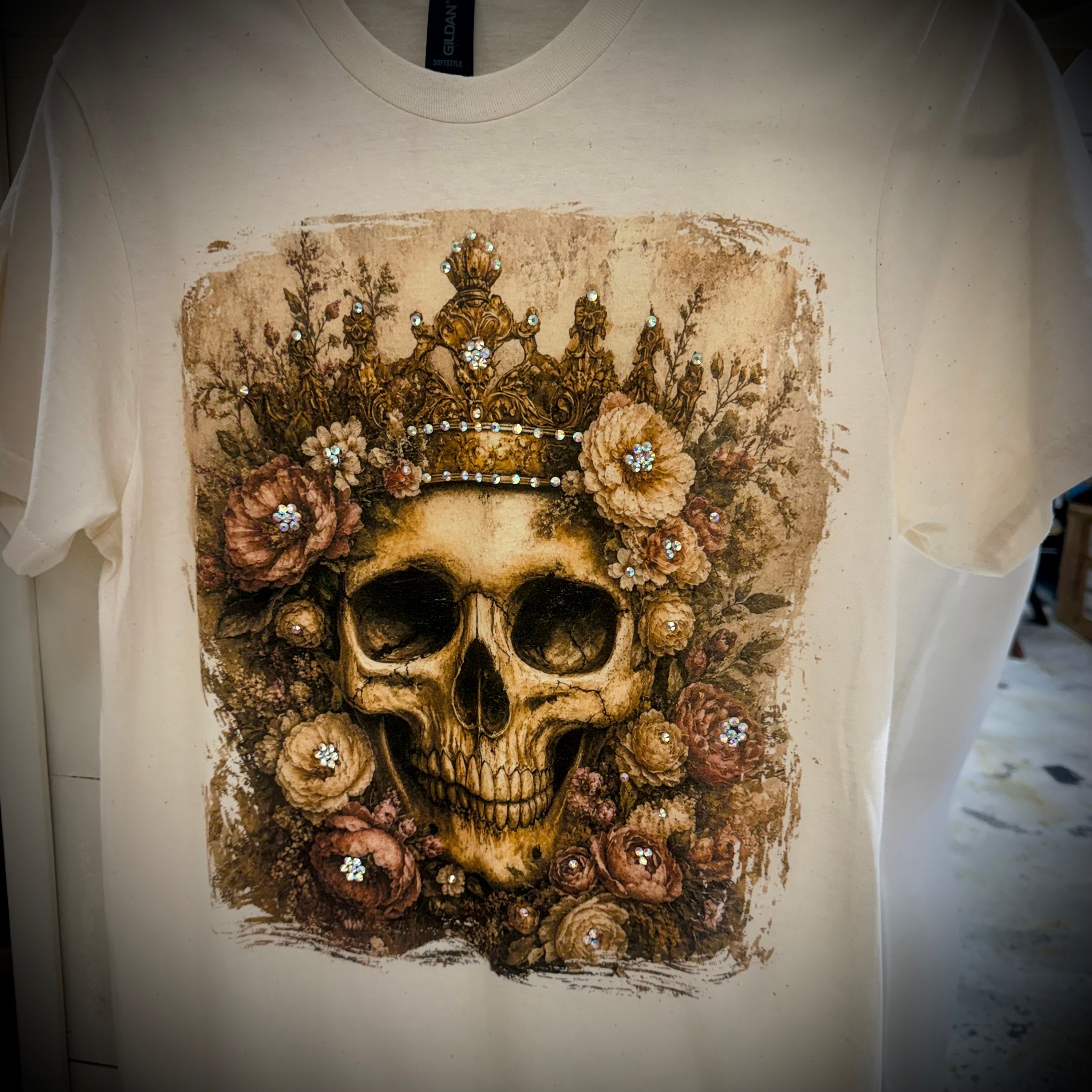 Crowned Skull Bling T-Shirt