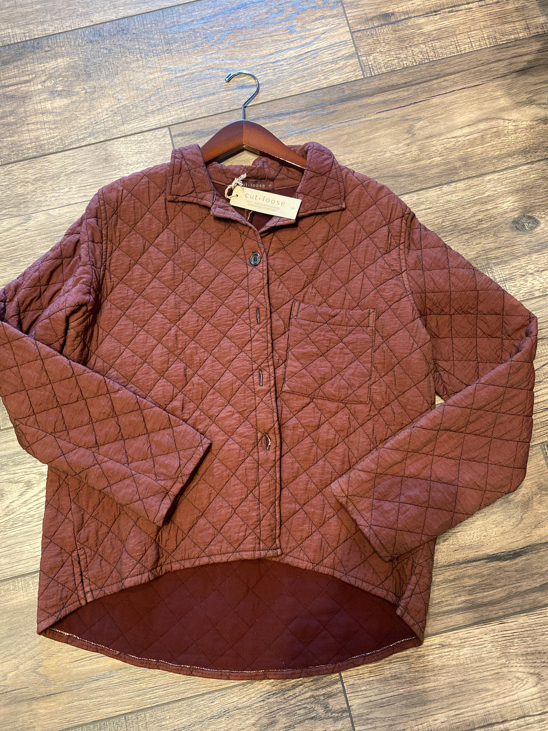 Quilted Crop Jacket S &amp; M