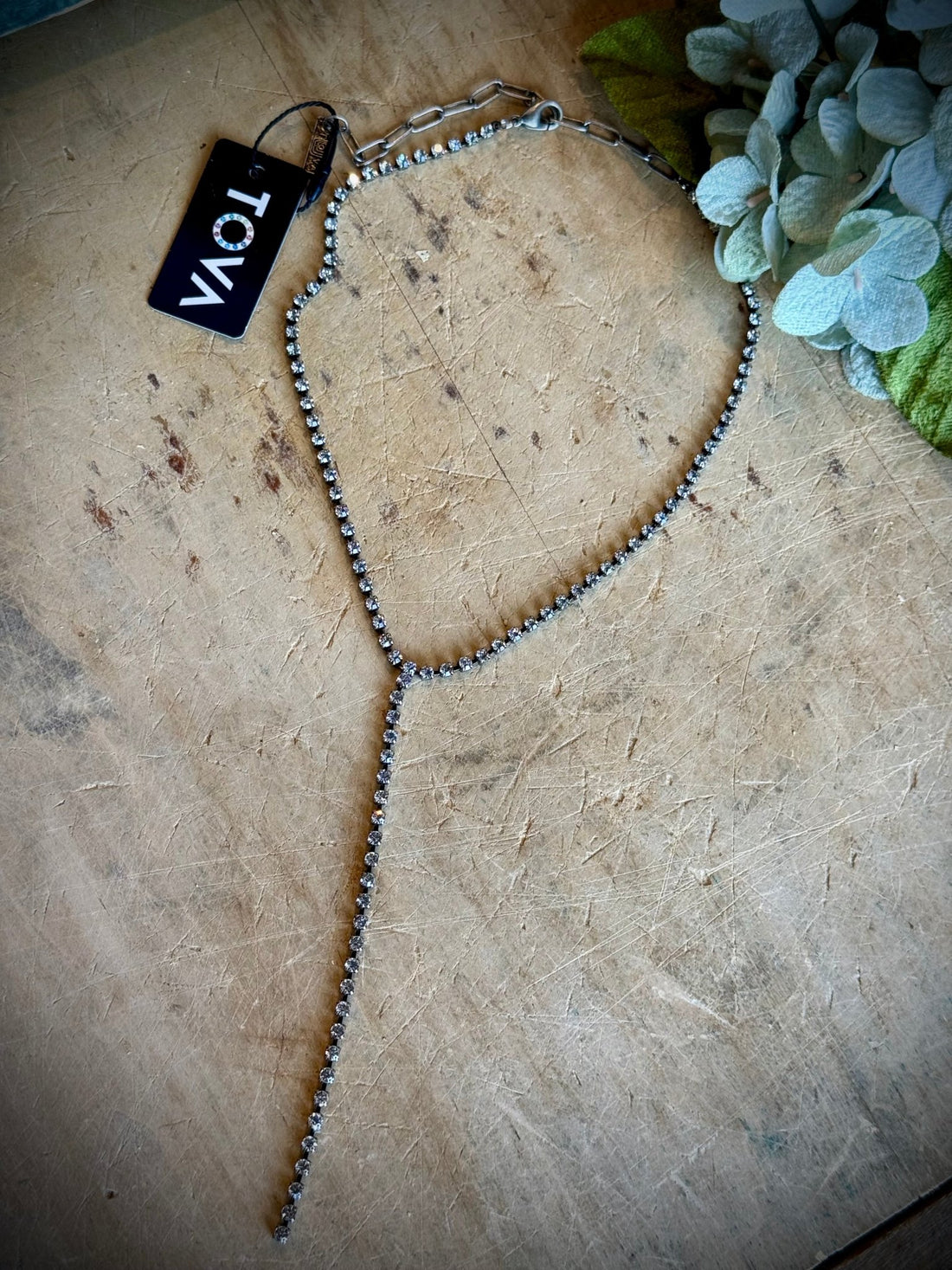 Kassandra Necklace Clear - Vintage Vault Boutique