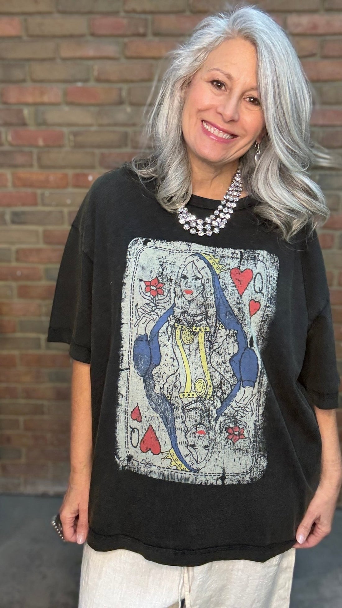 Queen of Hearts Card T-Shirt
