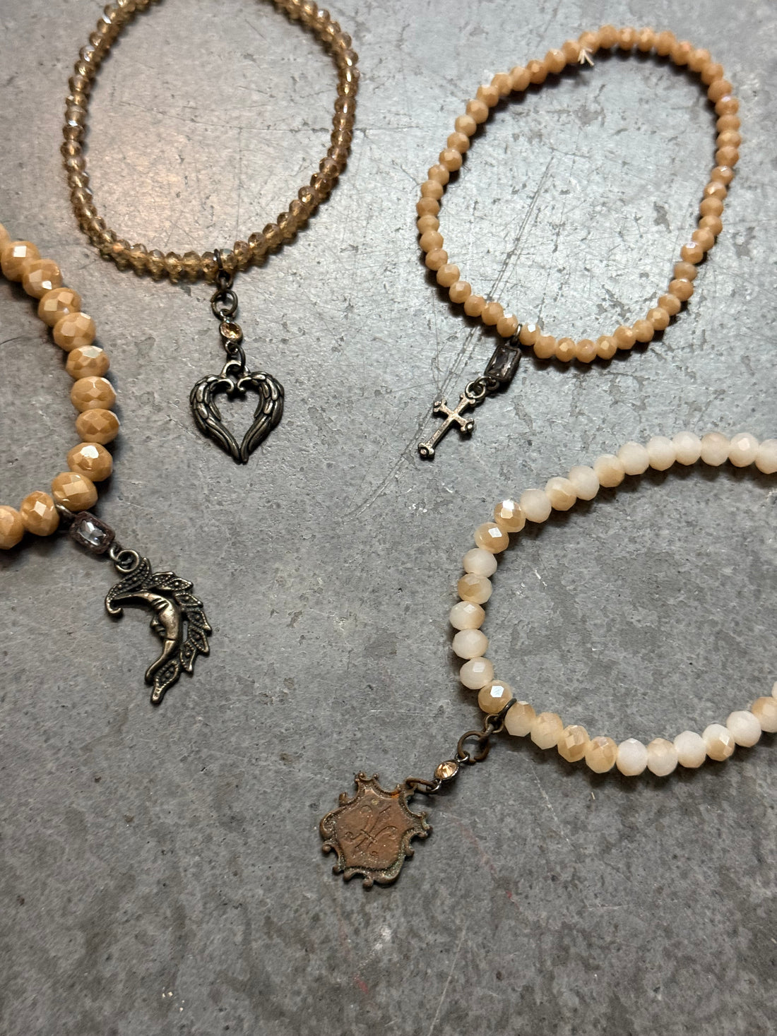 Peach Stretch Bracelet