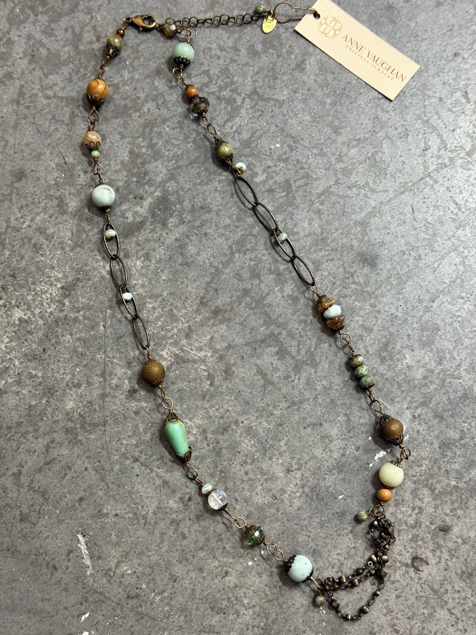 Rustic Creek Necklace N032 - Vintage Vault Boutique