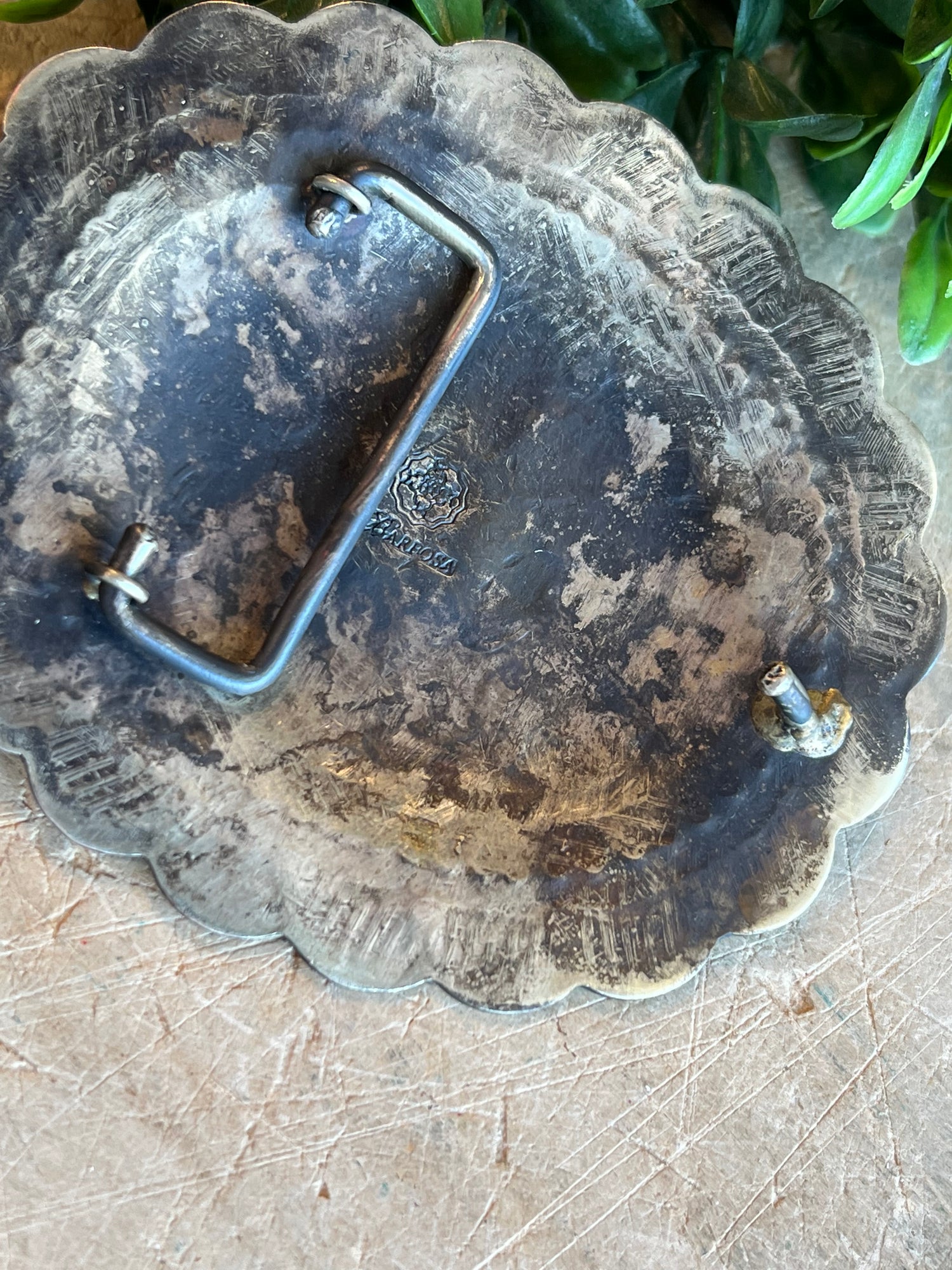 Coral Concho Buckle