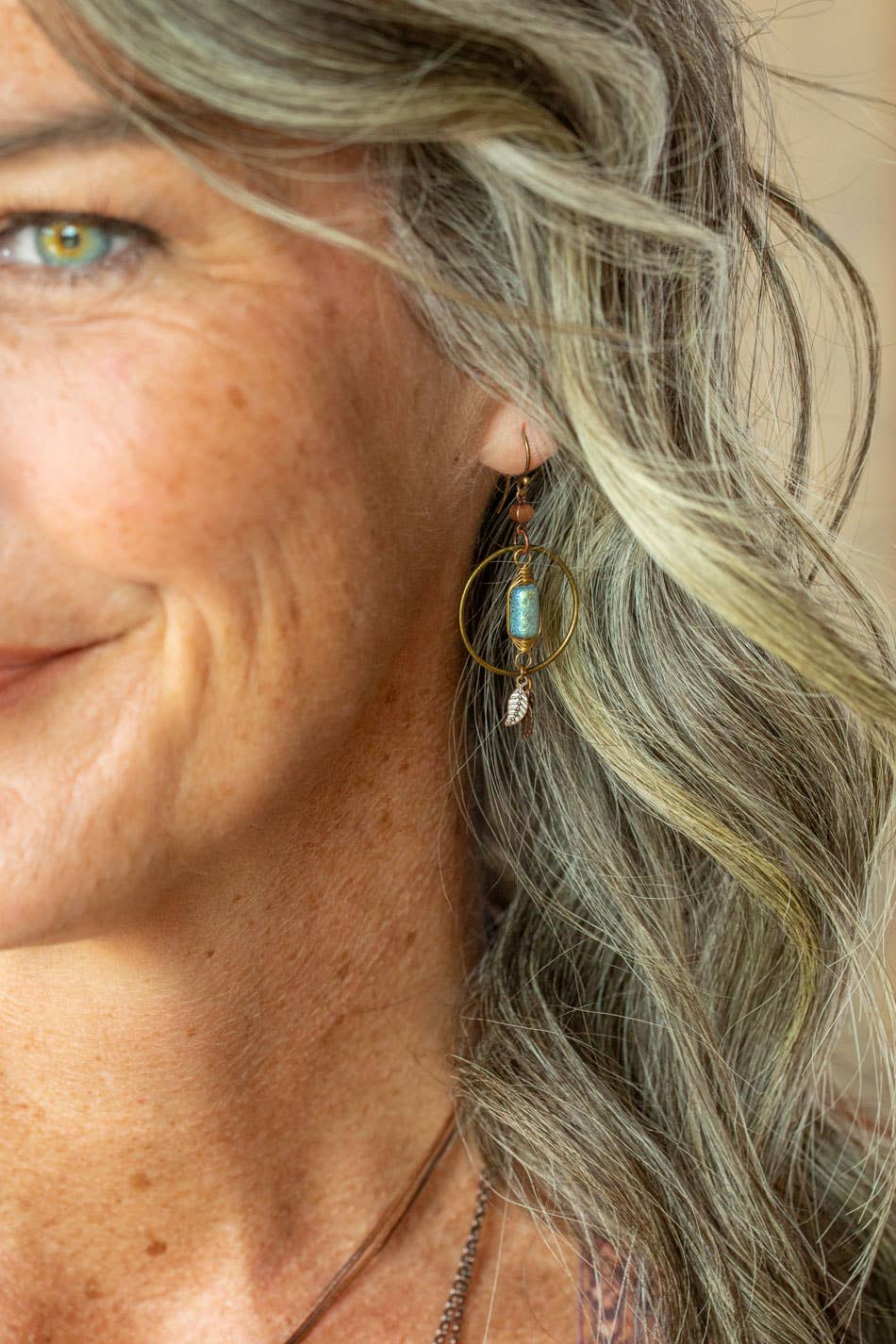 Storyteller Czech Glass Statement Earrings
