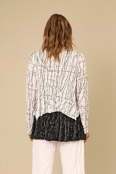 Ginger Jacket Solid White