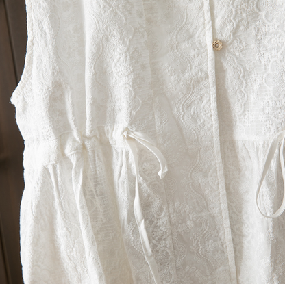 Embroidered Vest Top One Size