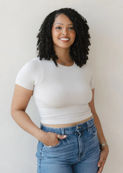 Short Sleeve Crop Top