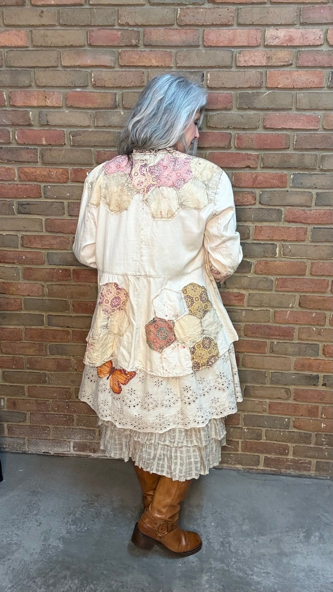 Hexagon Butterfly Jacket - Vintage Vault Boutique