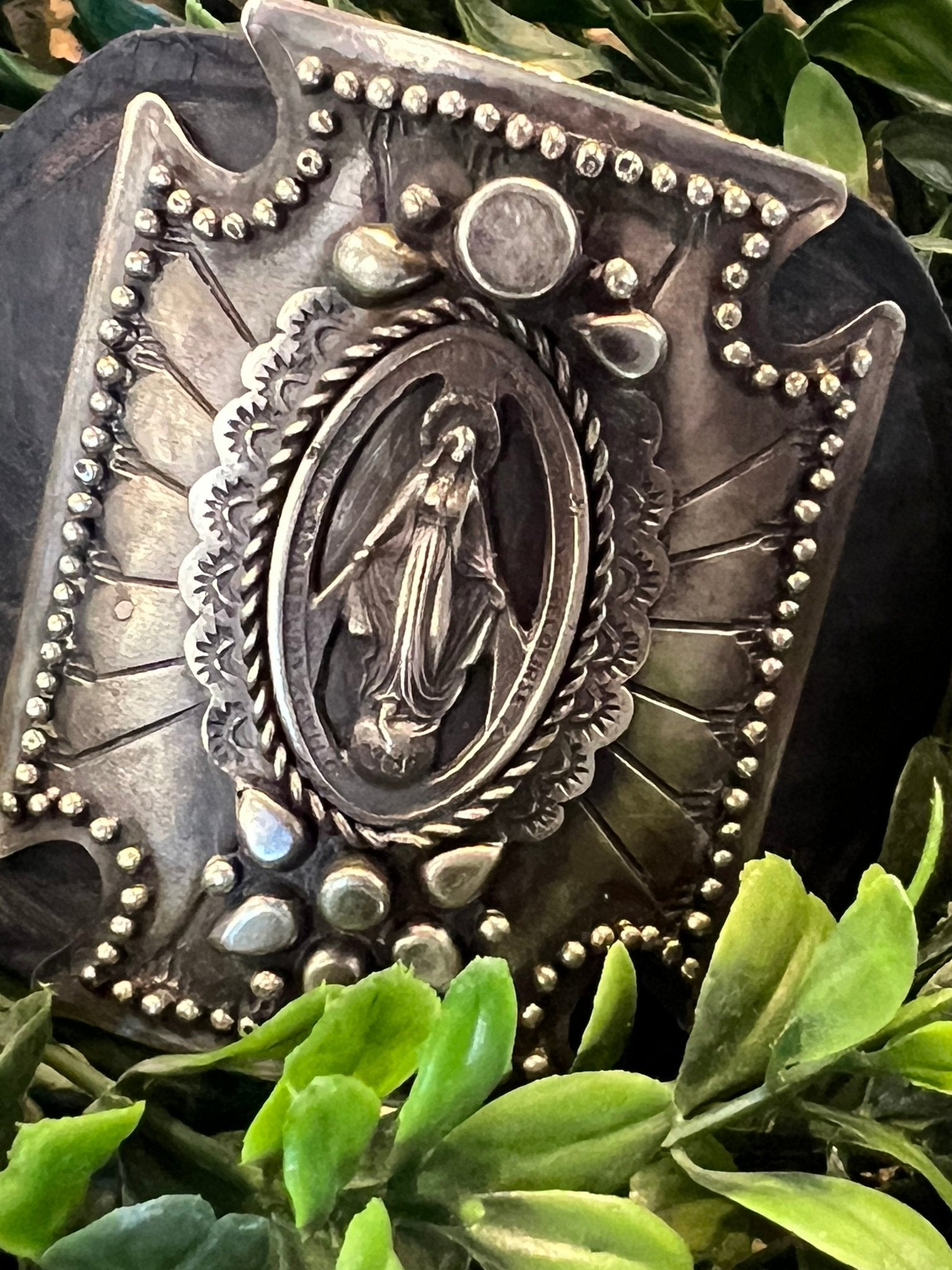 Leather Lady Guadalupe Bracelet - Vintage Vault Boutique