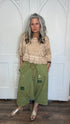 Earthsong Harem Pants - Olive - Vintage Vault Boutique