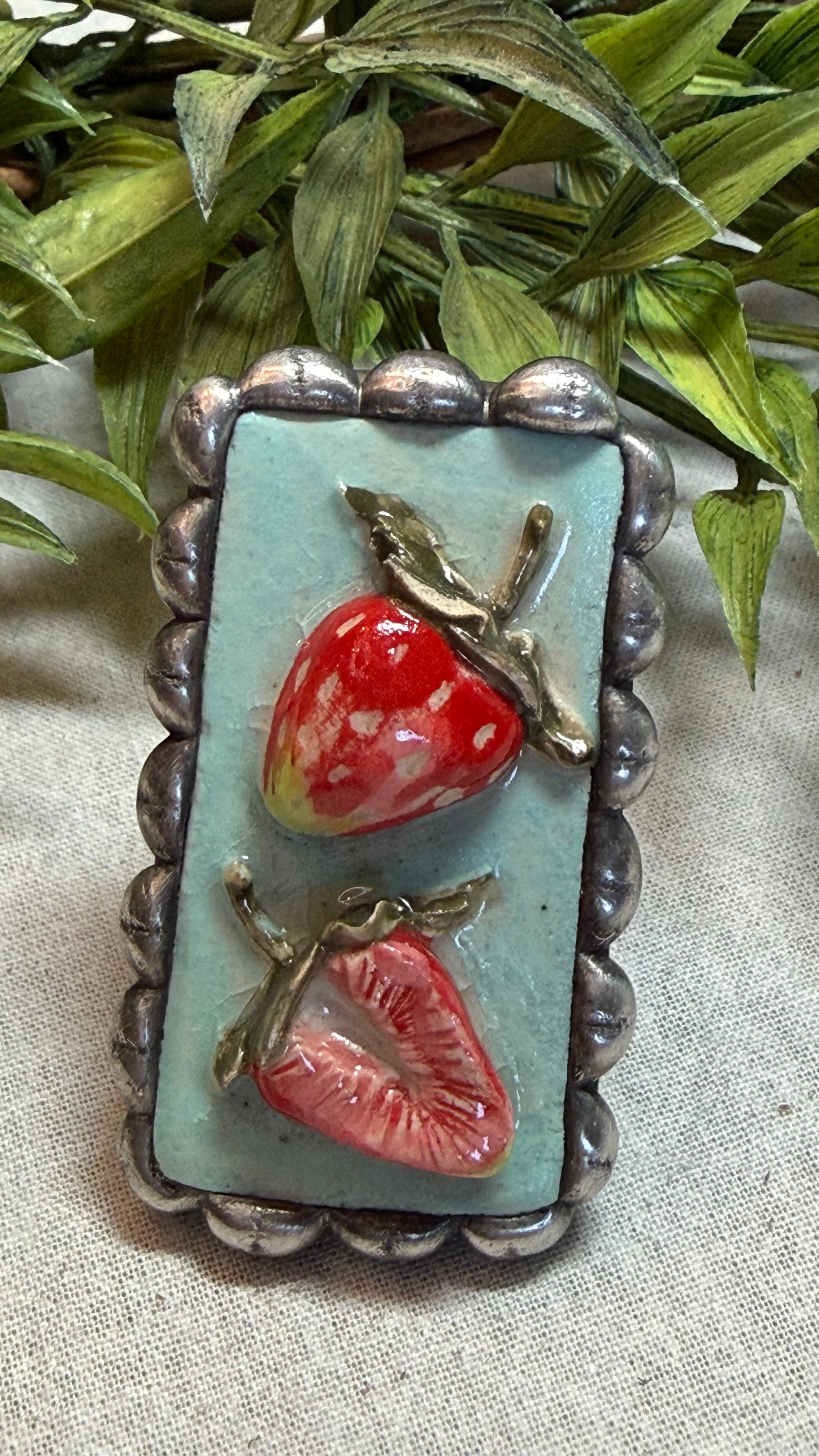 Strawberry Adjustable Ring