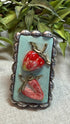 Strawberry Adjustable Ring - Vintage Vault Boutique