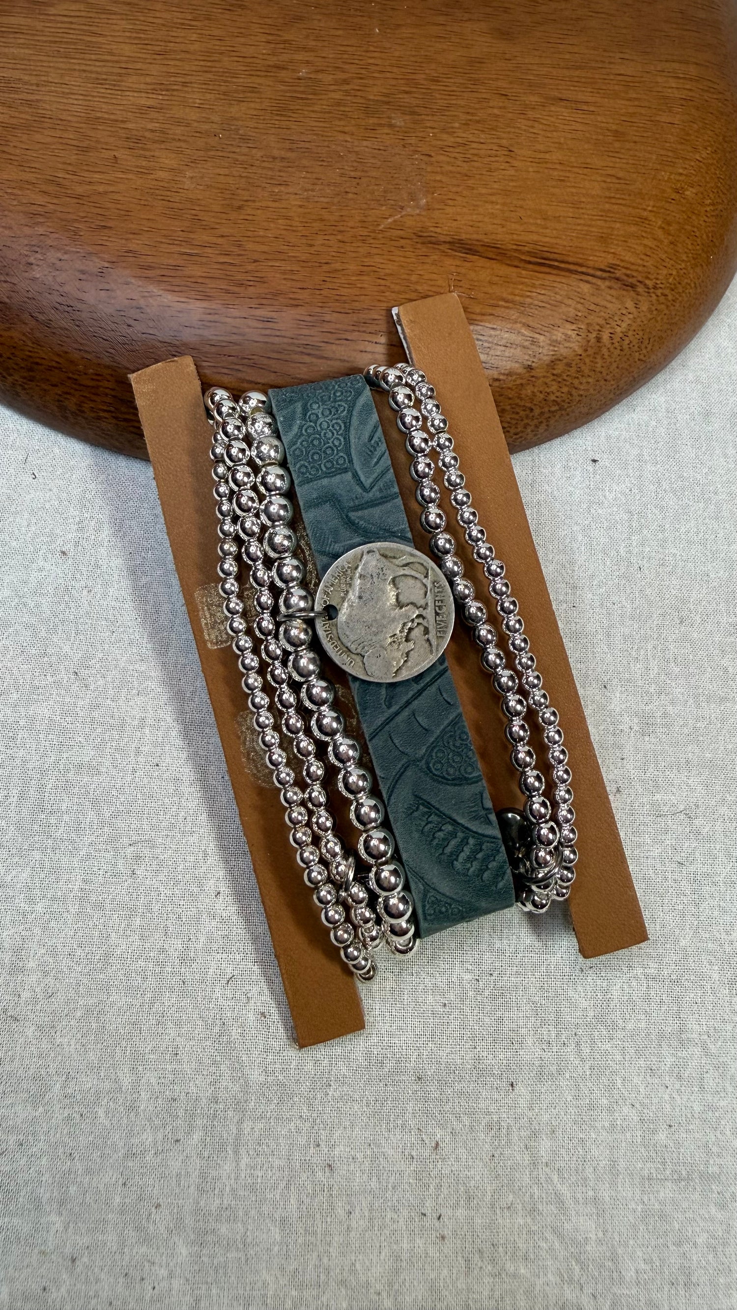 Hide and Silver Stretch Stack