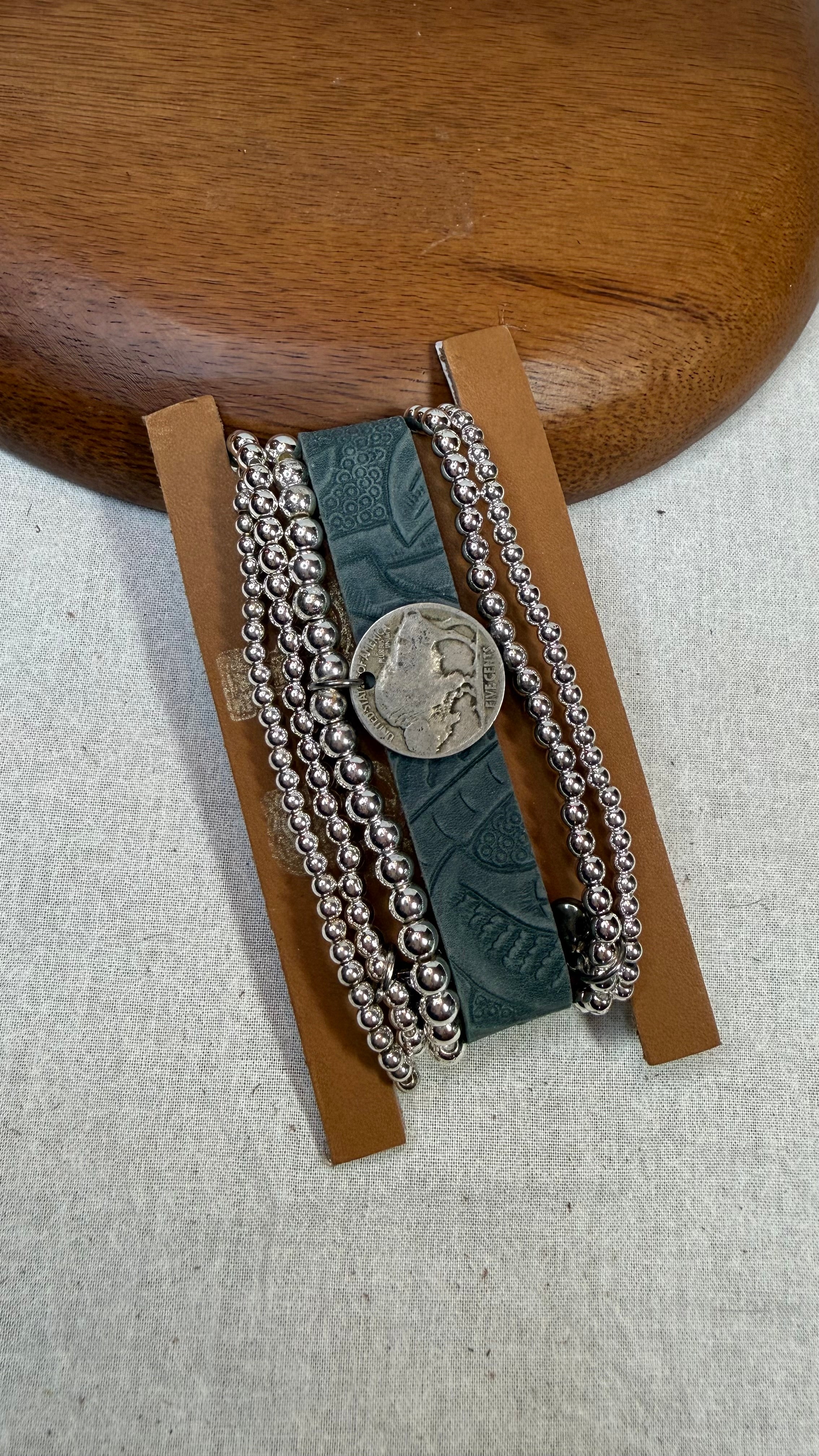 Hide and Silver Stretch Stack