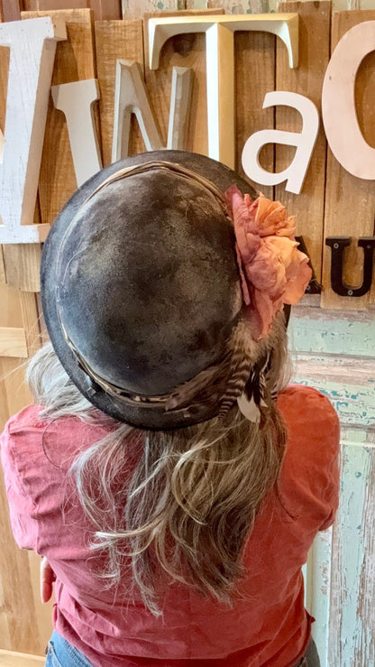 Pink Rose Bucket Hat by A Rare Bird - Vintage Vault Boutique