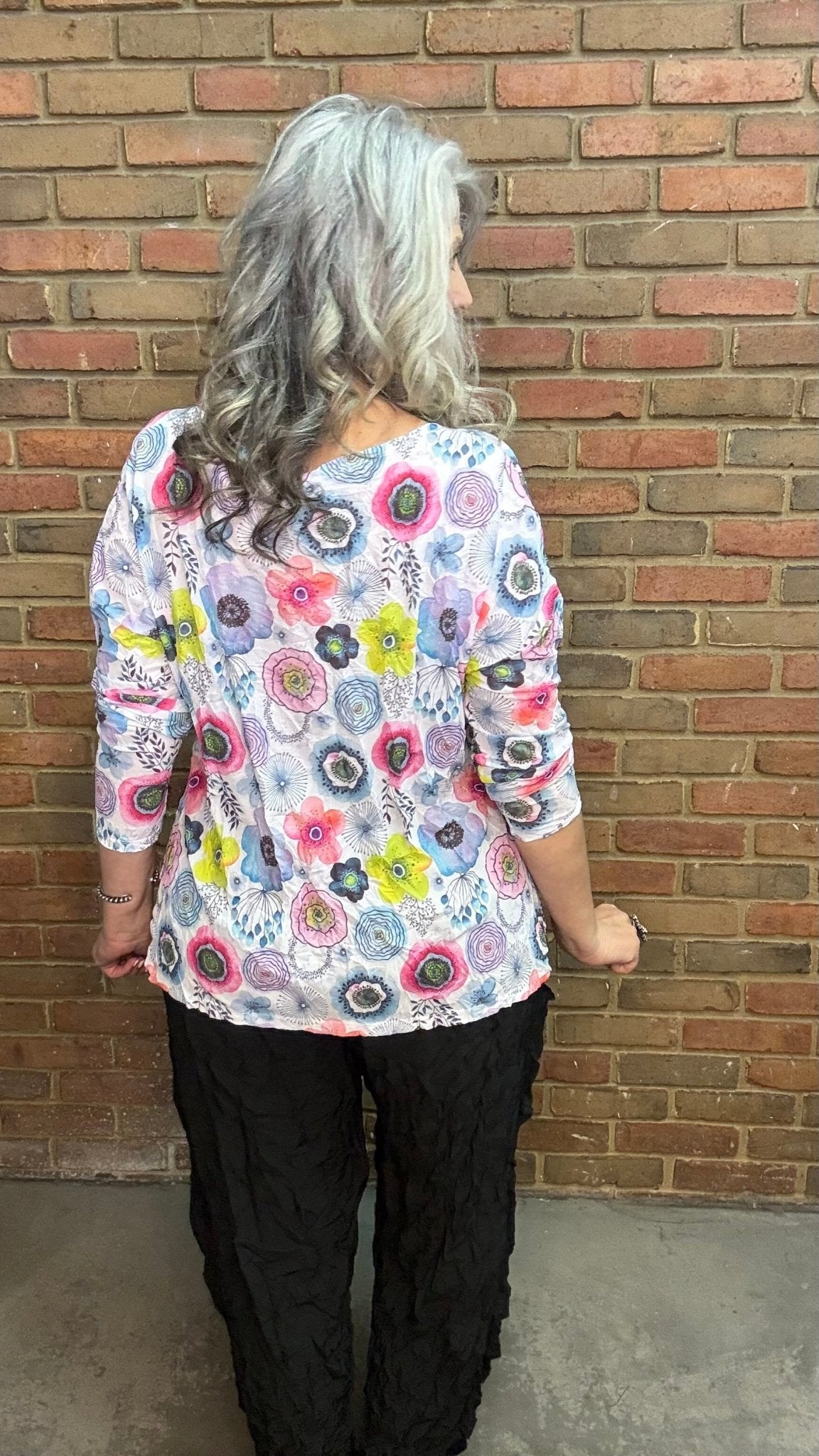 Floral Mesh Topper - Vintage Vault Boutique