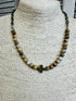 Jasper Metallic Cross Necklace - Vintage Vault Boutique
